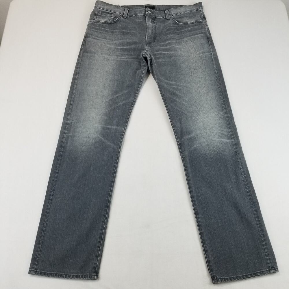 Citizens of Humanity Jeans Mens 36x33 Gray Core Slim Straight Jeans USA